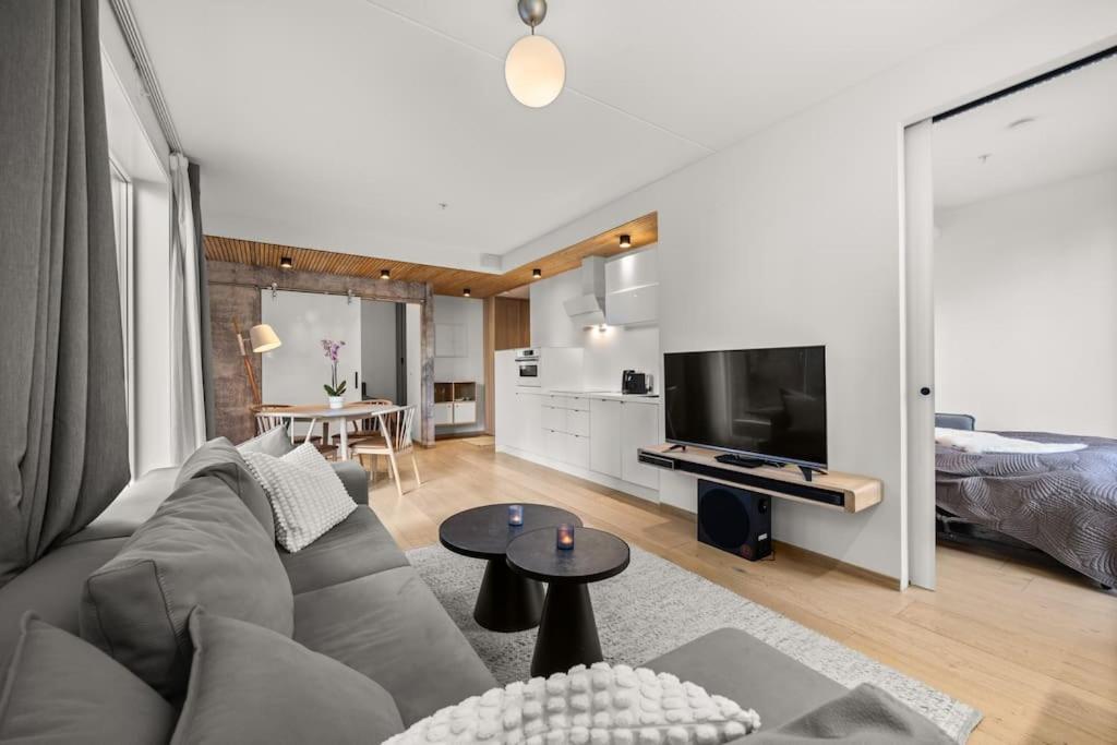 Luxury 2-Bedroom Apartment With Seaview In Oslo City Center Exterior foto